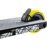 Самокат NOVATRACK CROW 10, 100 мм, черный с зеленым 100A.CROW10.BK24